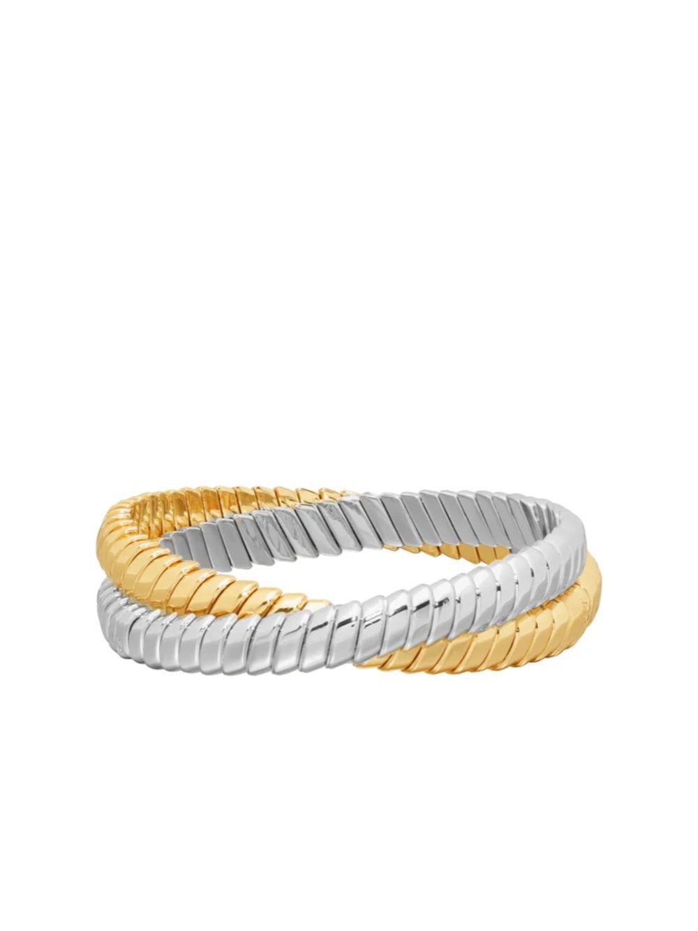 Roxanne Assoulin The Double Cobra Bracelet in Mixed Metals